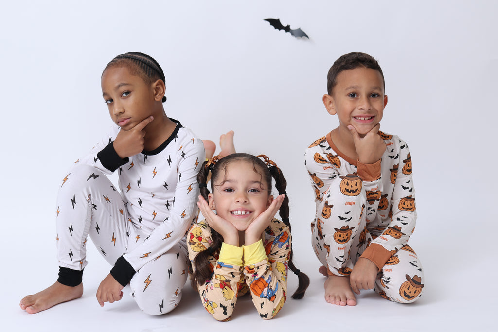 Howdy Halloween Pumpkin Pajama Set
