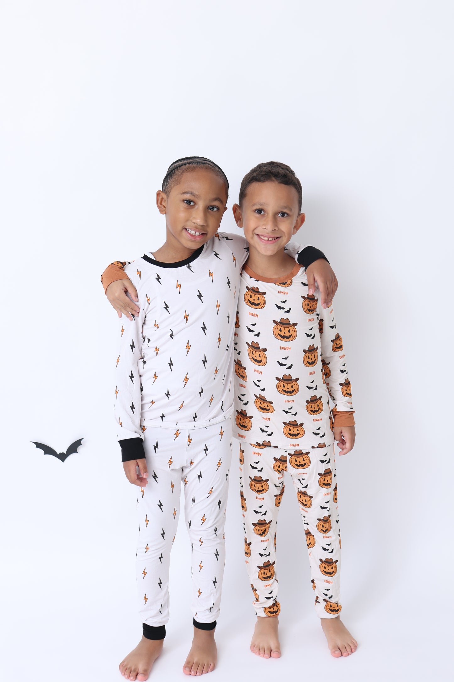Howdy Halloween Pumpkin Pajama Set