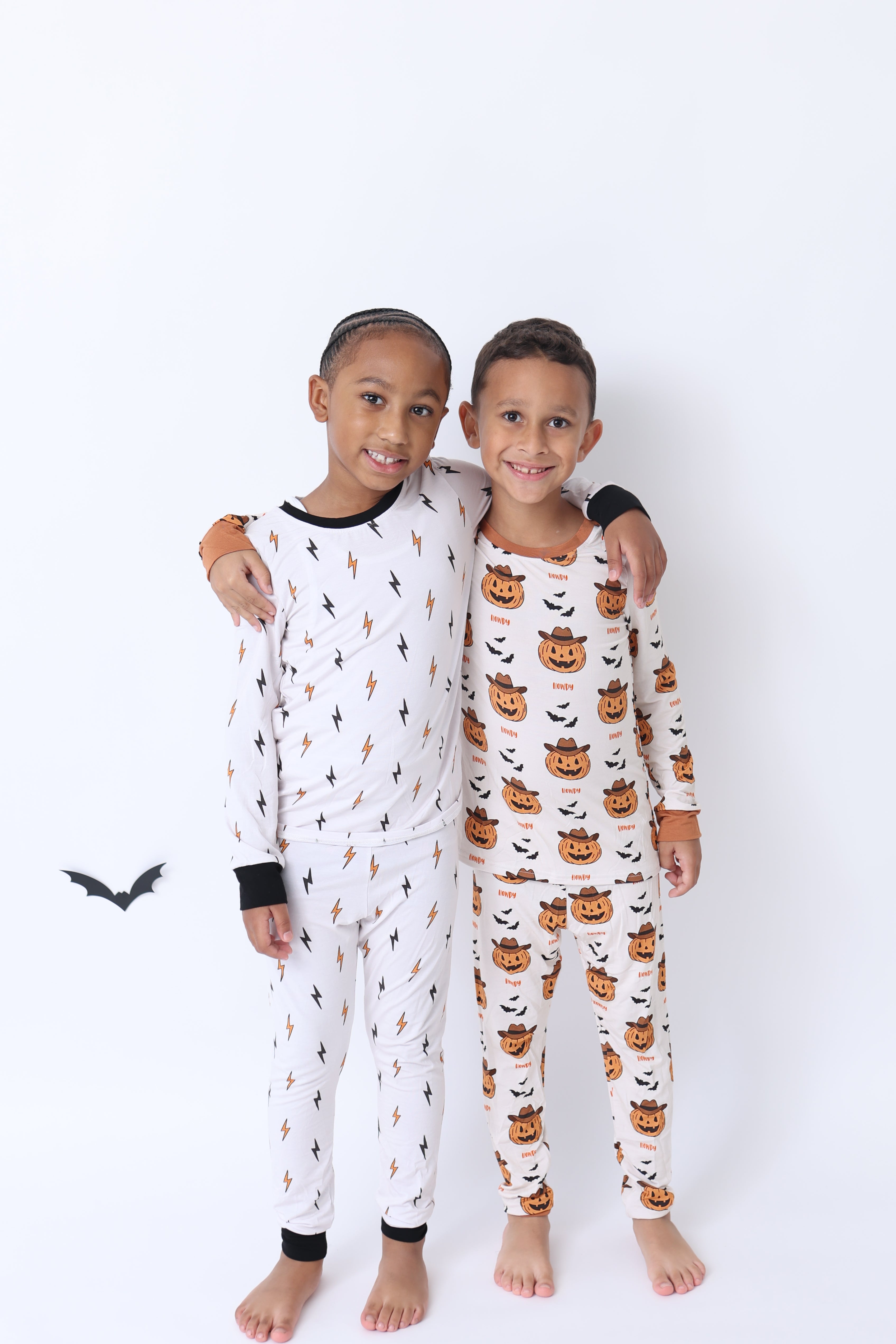 Howdy Halloween Pumpkin Pajama Set