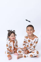 Halloween Howdy Pumpkin Onesie