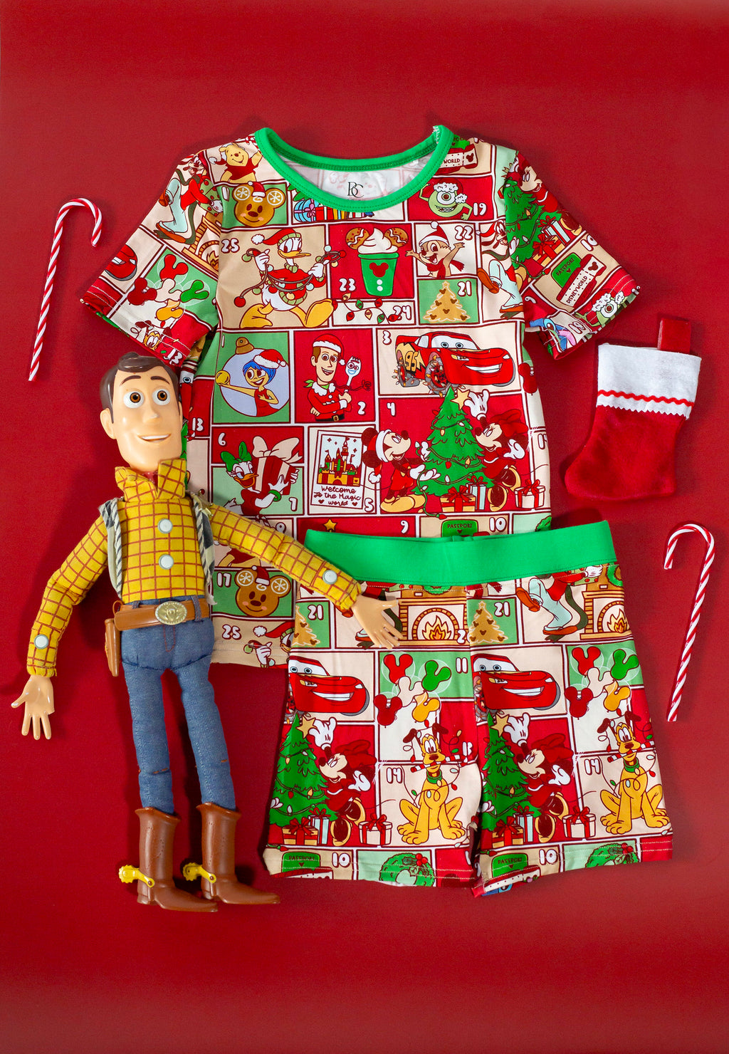 Magical Disney Christmas: Pajama Shorts Set