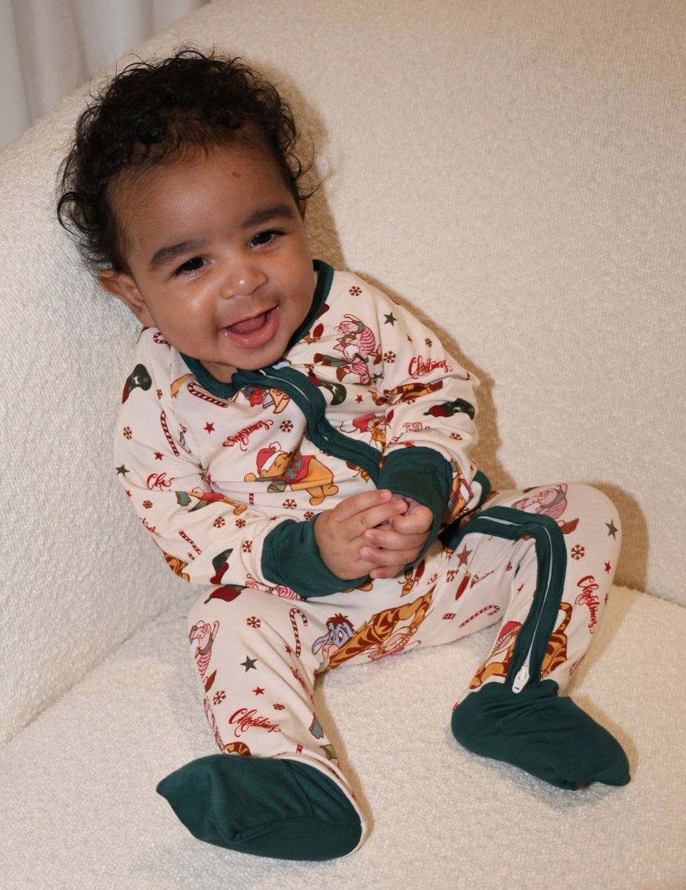 Pooh Christmas Pajama Onesie