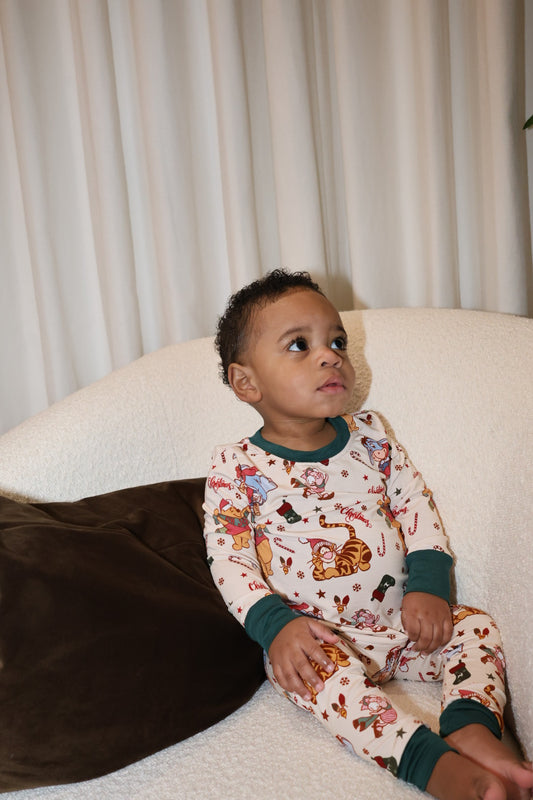 Pooh Christmas: Pants Pajama Set