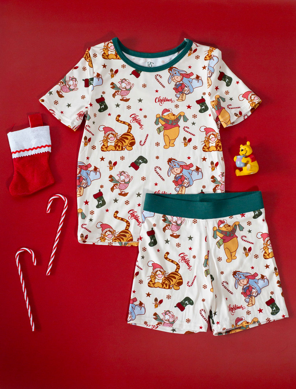 Pooh Christmas: Shorts Pajama Set