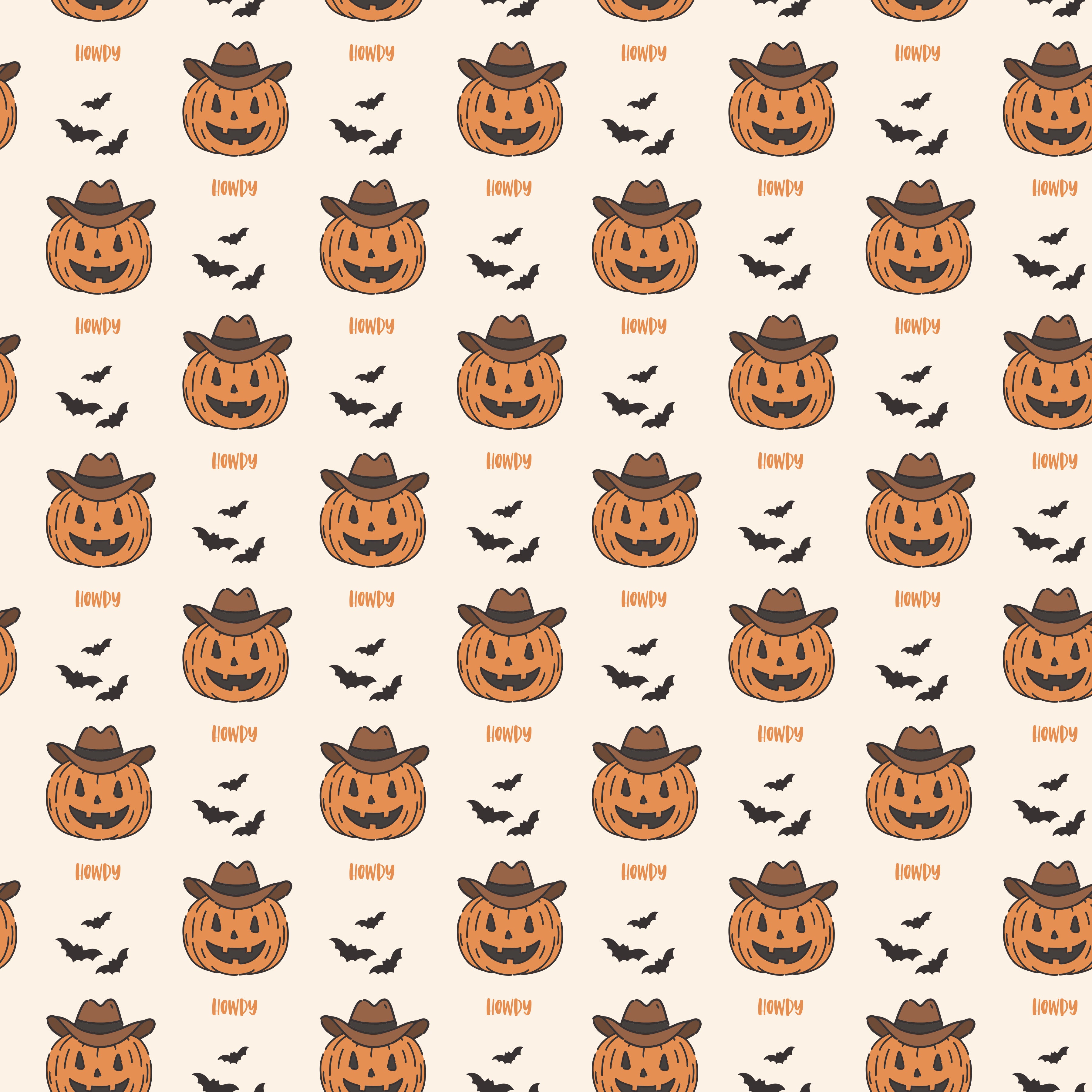 Howdy Pumpkin Blanket ￼
