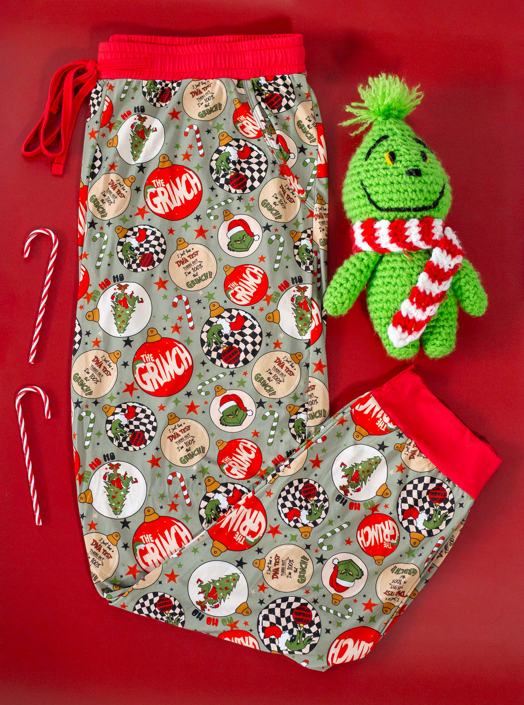 Grinchmas Pajama Pants: Adult Unisex