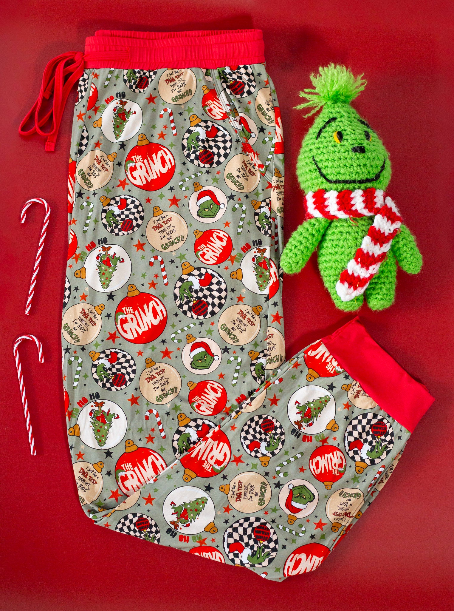 Grinchmas Pajama Pants: Adult Unisex