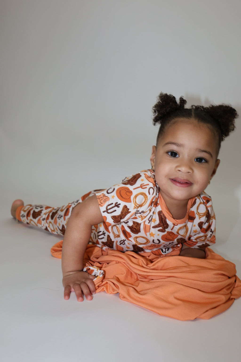 Orange Howdy Blanket