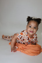 Orange Howdy Blanket