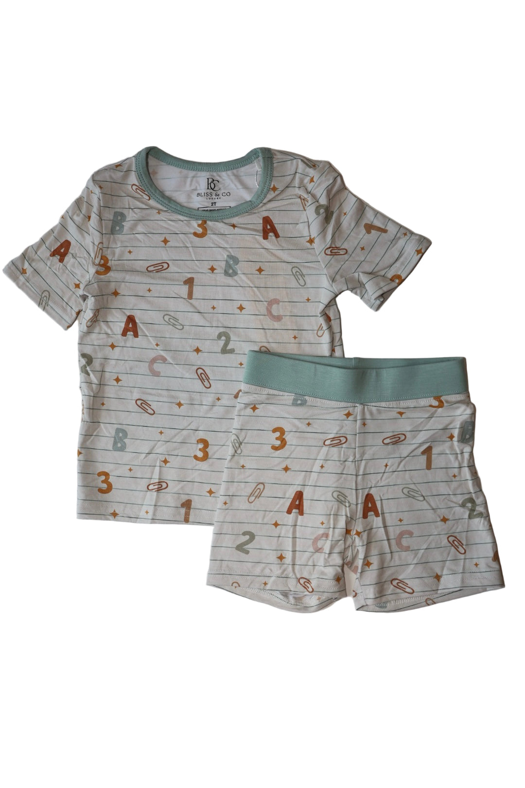 Ready, Set, Learn! 2-Piece Short Pajama Set | Back to School Collection